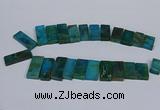 CTD2667 Top drilled 14*27mm - 16*42mm rectangle agate jasper beads