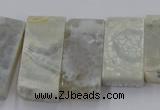 CTD2688 Top drilled 16*22mm - 16*55mm rectangle agate beads