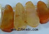 CTD2700 15.5 inches 10*25mm - 18*50mm freeform agate beads