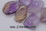 CTD303 Top drilled 15*20mm - 20*25mm freeform ametrine gemstone beads