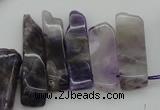 CTD351 Top drilled 10*28mm - 10*50mm wand dogtooth amethyst beads