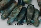 CTD3543 Top drilled 10*20mm - 15*40mm freeform apatite beads