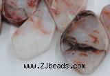 CTD360 Top drilled 18*25mm - 25*35mm freeform agate gemstone beads