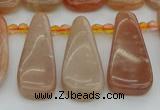 CTD3649 Top drilled 10*20mm - 15*45mm freeform moonstone beads