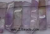 CTD366 Top drilled 10*25mm - 10*45mm wand amethyst beads