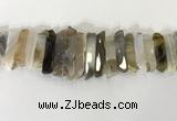 CTD3731 Top drilled 8*20mm - 10*50mm sticks agate gemstone beads