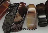 CTD388 Top drilled 10*20mm - 12*55mm wand agate gemstone beads