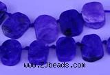 CTD3888 Top drilled 10*14mm - 11*15mm freeform charoite beads