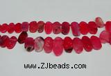 CTD4005 Top drilled 14*22mm - 22*42mm freeform agate gemstone beads