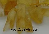 CTD417 Top drilled 10*20mm - 15*35mm nuggets citrine gemstone beads