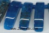 CTD600 Top drilled 10*30mm - 12*45mm wand agate gemstone beads