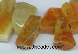 CTD603 Top drilled 10*18mm - 12*28mm nuggets agate gemstone beads