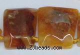 CTD662 Top drilled 25*30mm - 30*40mm freeform agate beads