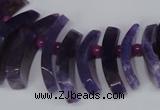 CTD712 Top drilled 12*25mm - 15*40mm wand agate gemstone beads