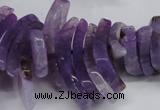 CTD720 Top drilled 12*25mm - 14*40mm wand agate gemstone beads