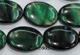 CTE1045 15.5 inches 18*25mm oval dyed green tiger eye beads