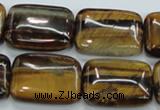CTE107 15.5 inches 18*25mm rectangle yellow tiger eye beads wholesale