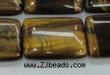 CTE108 15.5 inches 22*30mm rectangle yellow tiger eye beads wholesale