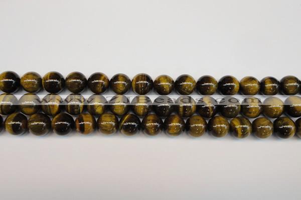 CTE1211 15.5 inches 8mm round AB grade yellow tiger eye beads