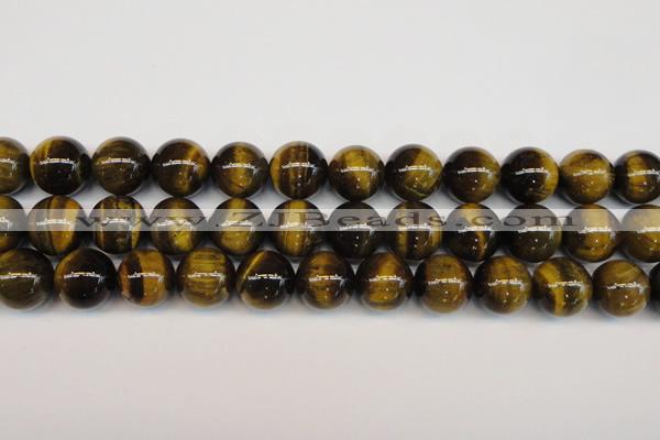 CTE1215 15.5 inches 16mm round AB grade yellow tiger eye beads