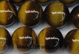 CTE1239 15.5 inches 16mm round A+ grade yellow tiger eye beads