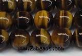 CTE1242 15.5 inches 6mm round AA grade yellow tiger eye beads