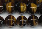 CTE1243 15.5 inches 8mm round AA grade yellow tiger eye beads