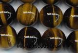 CTE1244 15.5 inches 10mm round AA grade yellow tiger eye beads