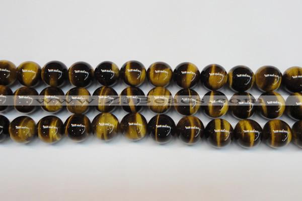 CTE1245 15.5 inches 12mm round AA grade yellow tiger eye beads