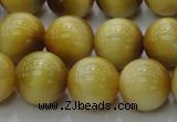 CTE1404 15.5 inches 12mm round golden tiger eye beads wholesale