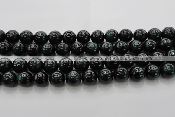 CTE1435 15.5 inches 14mm round green tiger eye beads wholesale