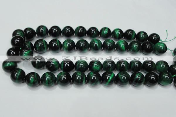 CTE145 15.5 inches 14mm round dyed tiger eye gemstone beads
