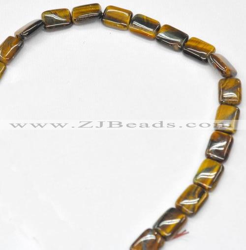 CTE15 15.5 inches 22*30mm rectangle yellow tiger eye beads