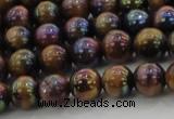 CTE1501 15.5 inches 6mm round AB-color yellow tiger eye beads