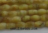 CTE1513 15.5 inches 4*6mm rice golden tiger eye beads wholesale