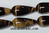 CTE156 15.5 inches 12*26mm teardrop yellow tiger eye gemstone beads