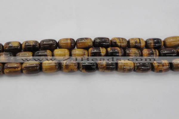 CTE1597 15.5 inches 13*18mm drum yellow tiger eye beads