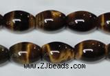 CTE161 15.5 inches 12*20mm rice yellow tiger eye gemstone beads