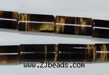 CTE166 15.5 inches 10*20mm column yellow tiger eye gemstone beads