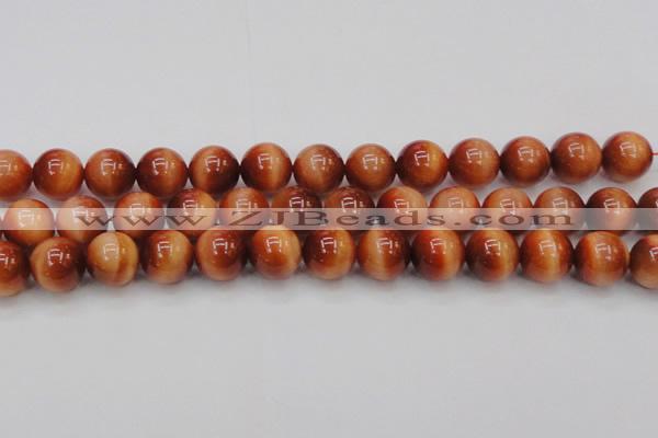 CTE1667 15.5 inches 18mm round sun orange tiger eye beads