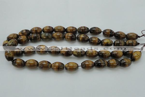 CTE1701 15.5 inches 12*16mm rice yellow tiger eye beads