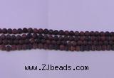 CTE1760 15.5 inches 4mm round matte red tiger eye beads