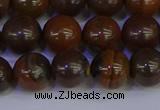 CTE1783 15.5 inches 10mm round yellow iron tiger beads wholesale