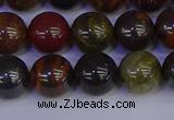CTE1793 15.5 inches 10mm round red iron tiger beads wholesale