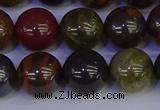 CTE1794 15.5 inches 12mm round red iron tiger beads wholesale