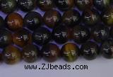 CTE1801 15.5 inches 6mm round blue iron tiger beads wholesale