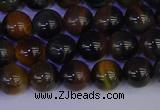 CTE1802 15.5 inches 8mm round blue iron tiger beads wholesale