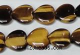 CTE184 15.5 inches 20*20mm heart yellow tiger eye gemstone beads