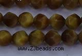 CTE1901 15.5 inches 6mm faceted nuggets golden tiger eye beads