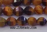CTE1991 15.5 inches 6mm faceted round yellow tiger eye beads